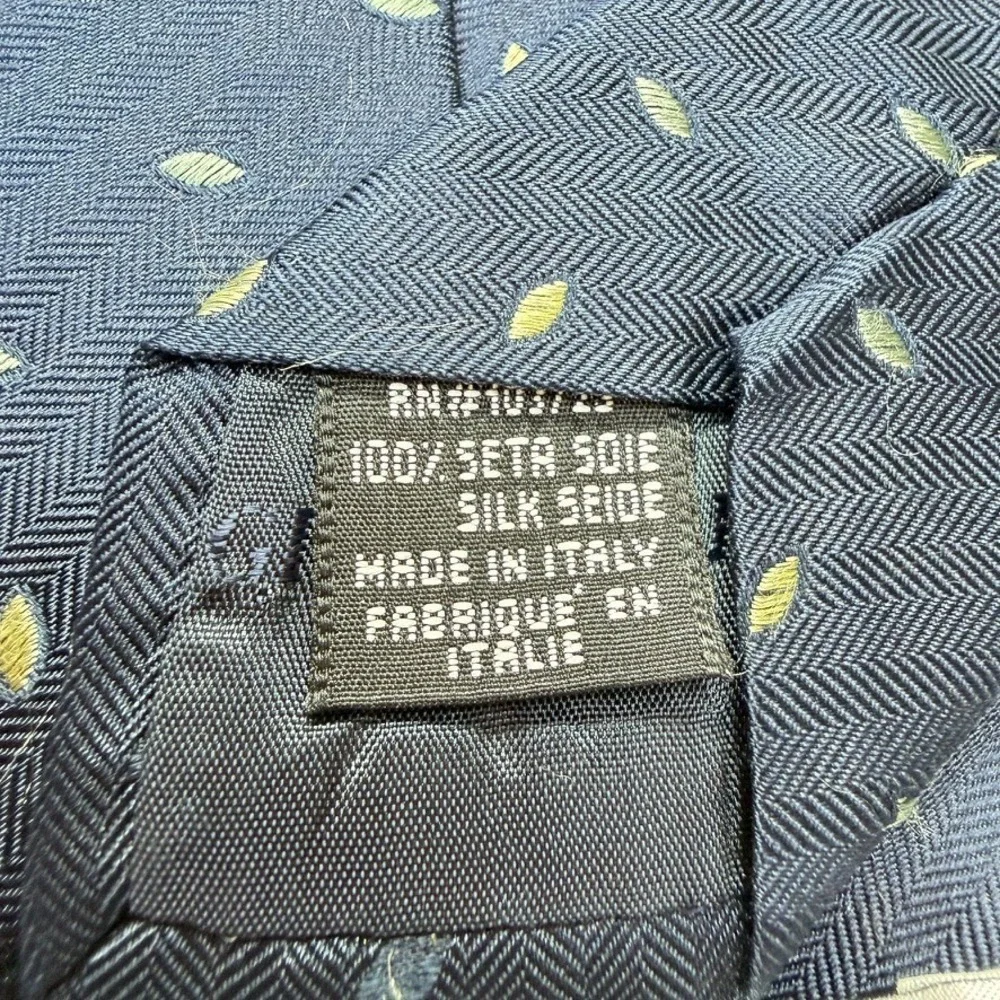 Armani Collezioni Neck Tie Navy Silk 59